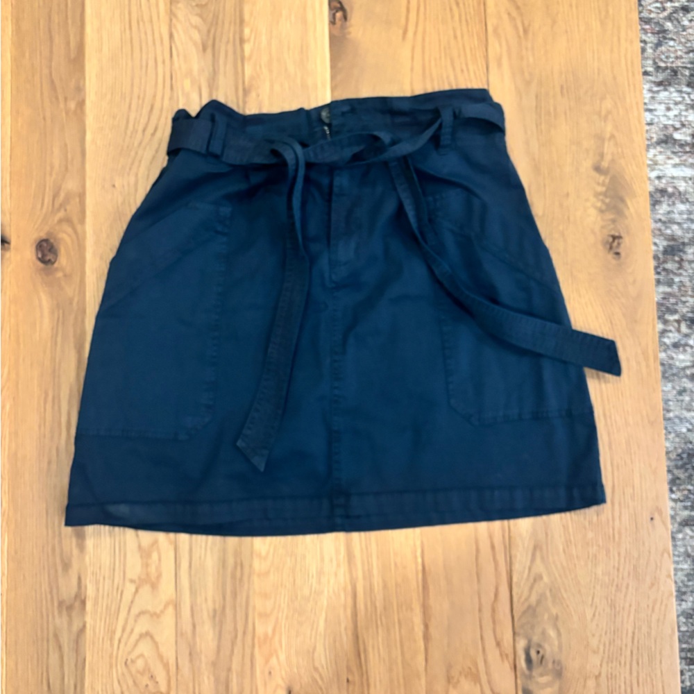 Abercrombie & Fitch Blue Mini Skirt High-Waisted